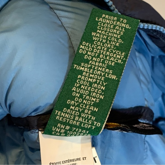 L.L. Bean Kids Infants' Ultralight 650 Down Bunting Puffer Jacket Navy $120.00 - Picture 10 of 15